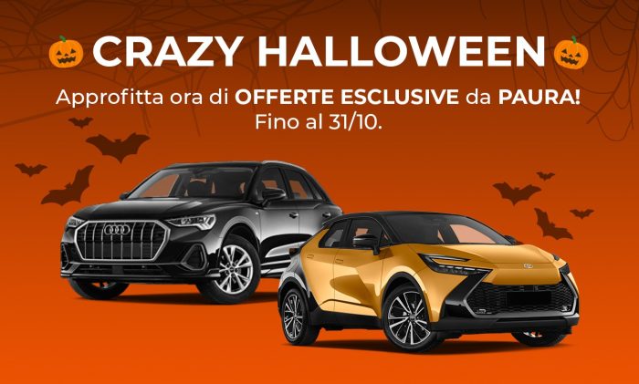 Offerte Crazy Halloween Noleggio Lungo Termine DEM freedom Mobility halloween Tagliata