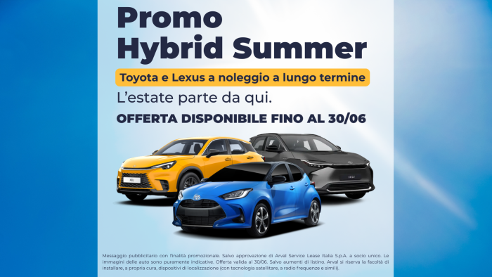 Hybrid Summer Noleggio Lungo Termine Promo Hybrid Summer