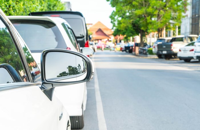 side rear view mirror modern car